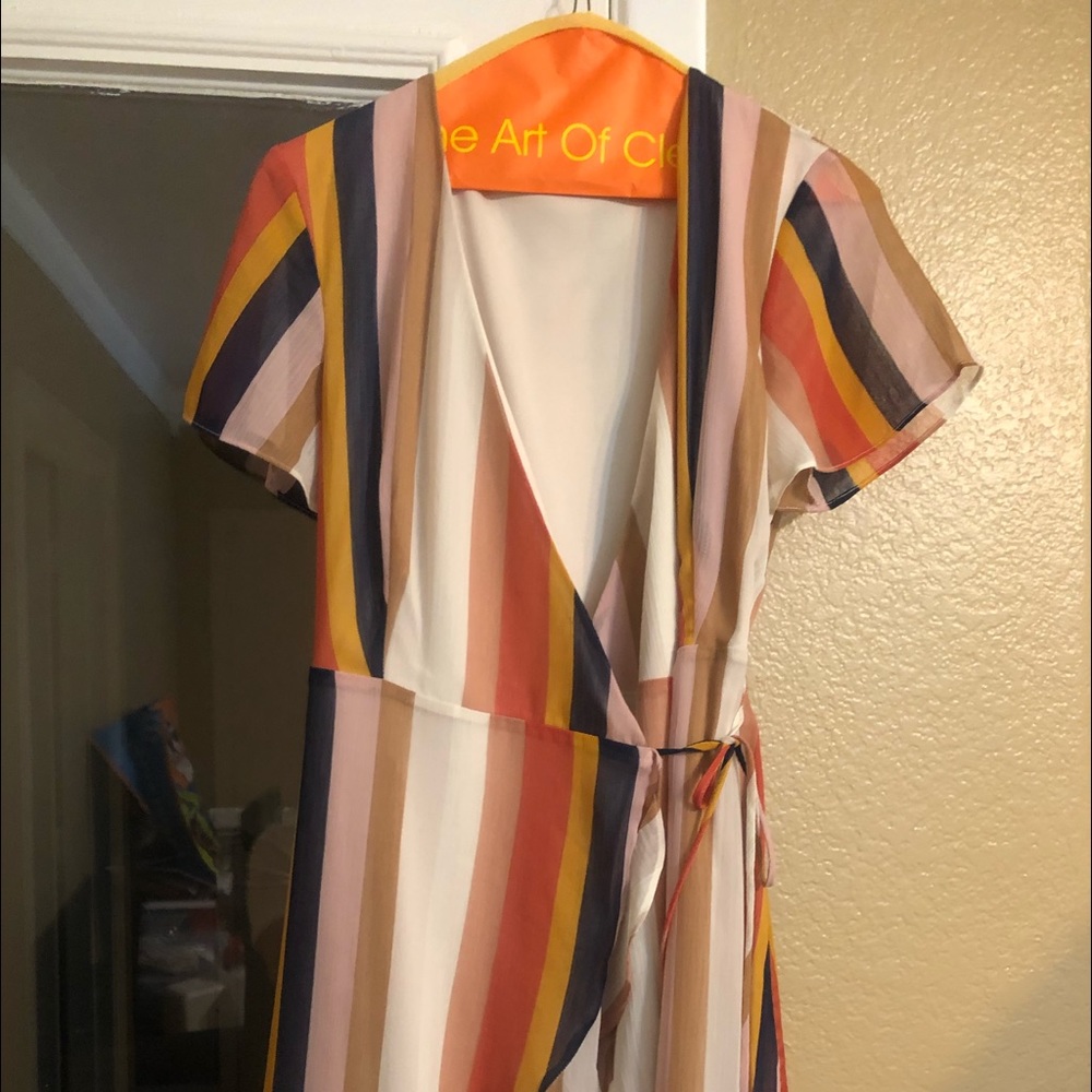All in Favor stripe dress